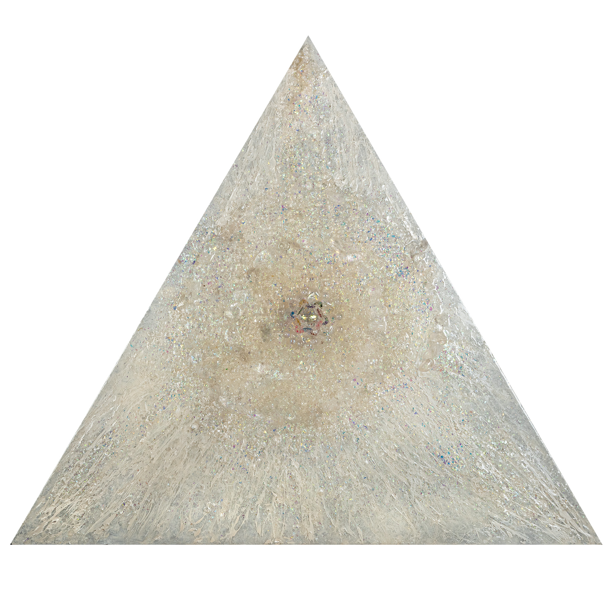 silberdreieckbilsmallres Gabriel's Strahl - 100 x 115 cm