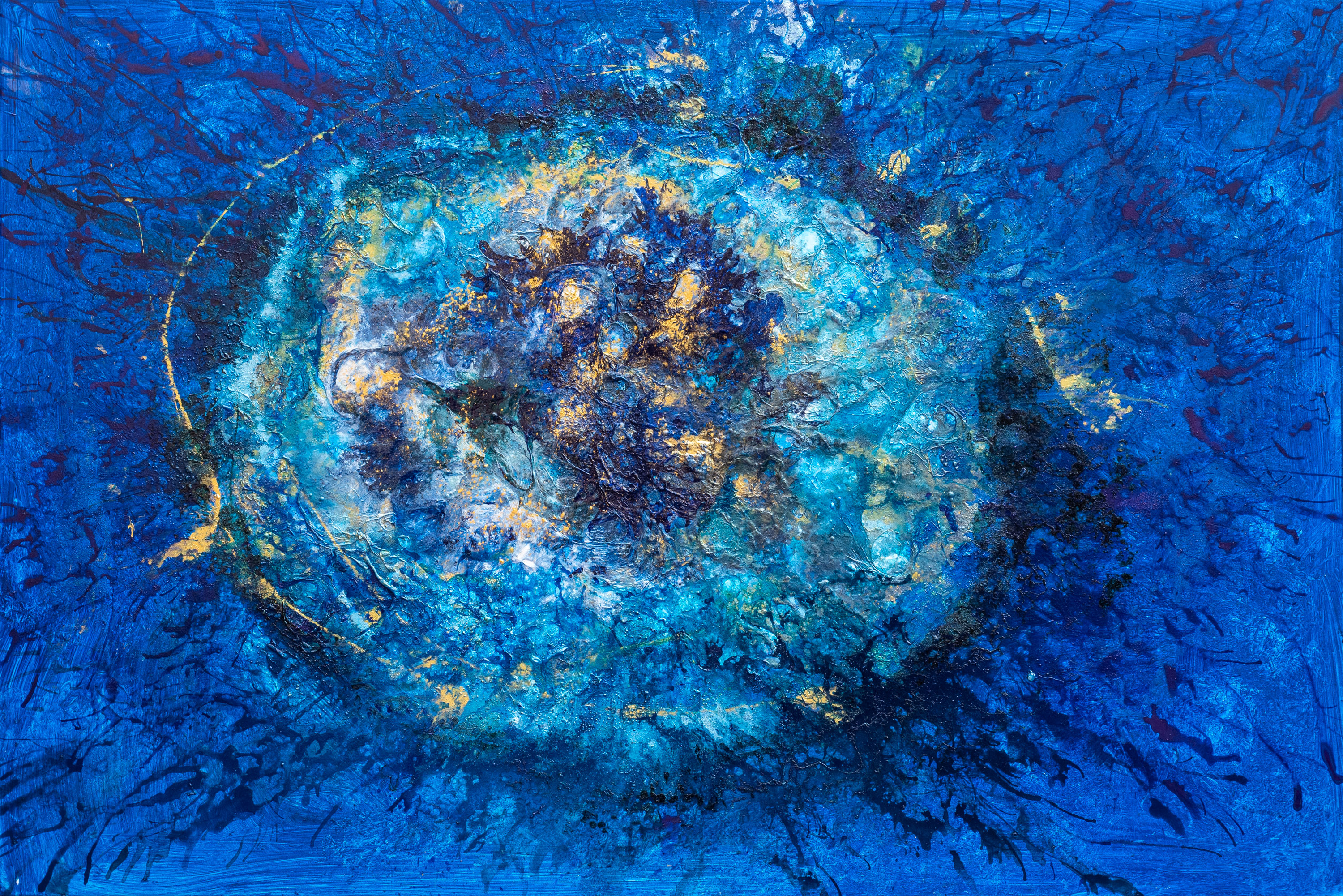 Intuition-150-x-100-cm Licht des Michael - 100 x 160 cm