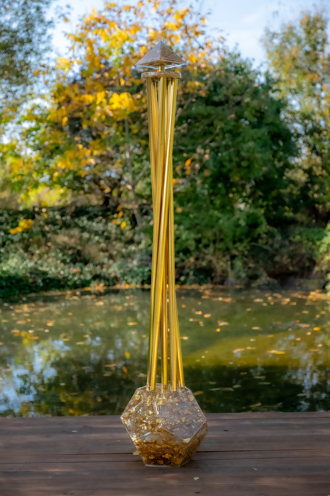 P1029991 Akasha Pillar Mega with Dodecahedron - Metatron